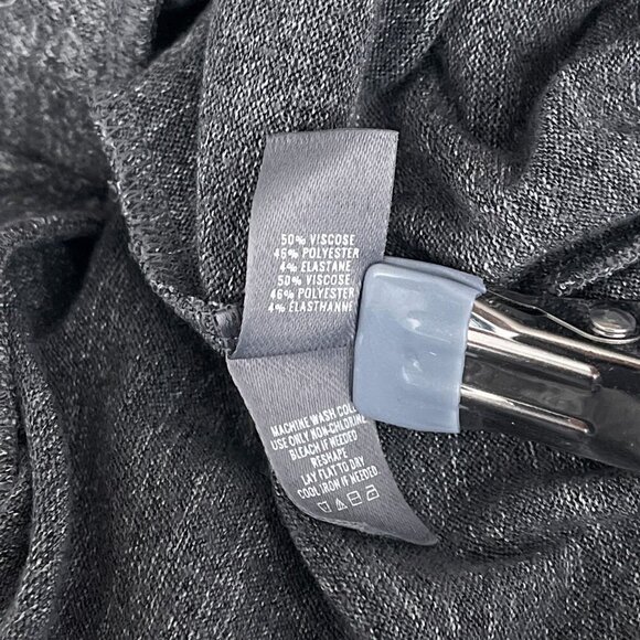 Aerie Grey Draped Wrap V-Neck Sleeveless Knit Jumpsuit Drawstring Waist Gray... - Picture 6 of 11